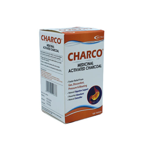 Activated Charcoal Tablets 100's